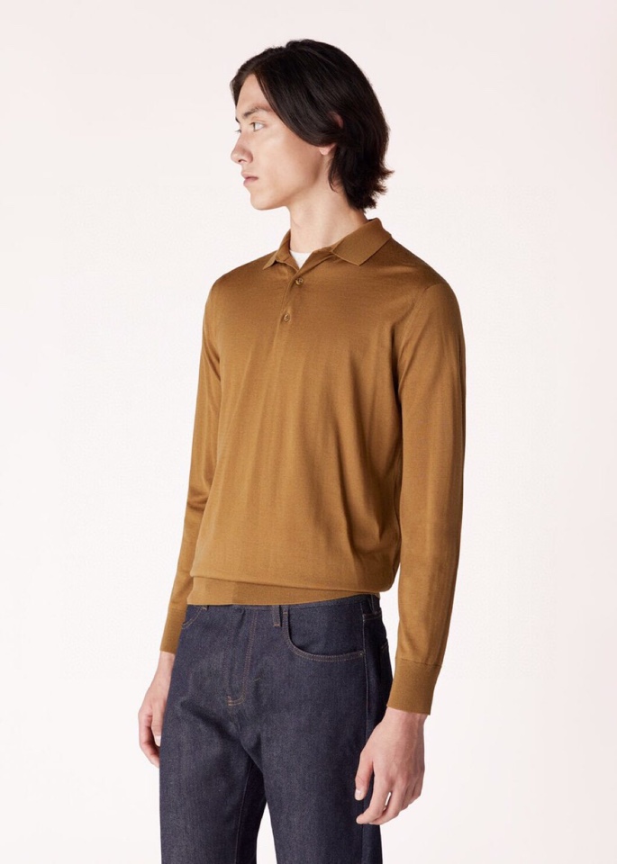 “2025 Loro Piana Noyoya Polo T-Shirts: High-Quality Wool, Classic Colors, Fashionable Fall/Winter Collection” - 图片 2