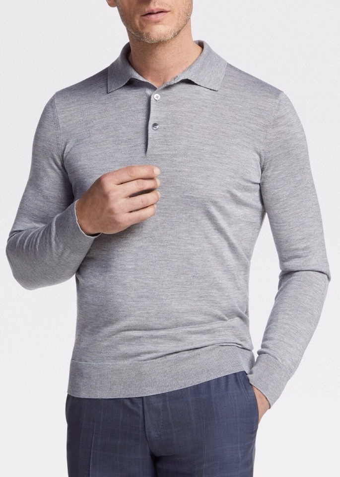 “New Loro Piana Noyoya 2025s Fall/Winter Polo T-Shirts: High-Quality, Classic Colors, Fashionable” - 图片 3