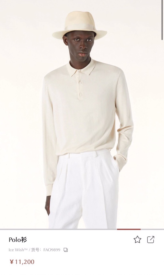 Title: P696 Loro Piana Noyoya 2025s Fall/Winter T-Shirts Summary Summary: High-quality first-cut wool t-shirts in classic colors for a fashionable and smart - 图片 1