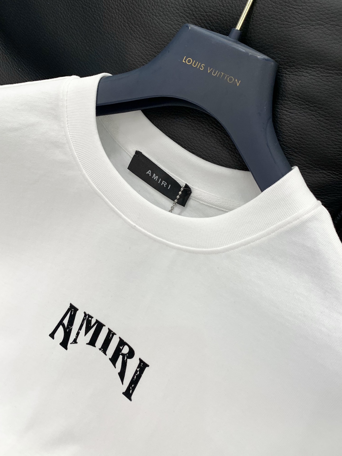“Summer 2025 Fashion: P816 Amir Amiri Short-Sleeved T-Shirts with Alphabet Logo – High-Grade Import” - 图片 4