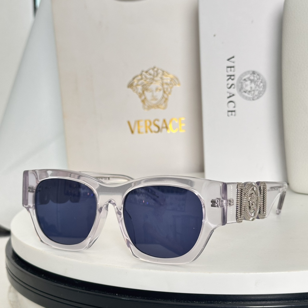 🆕‼️Versace
MODEL 4479U
SIZE53口20-140 金灿灿logo✅  
电镀与美