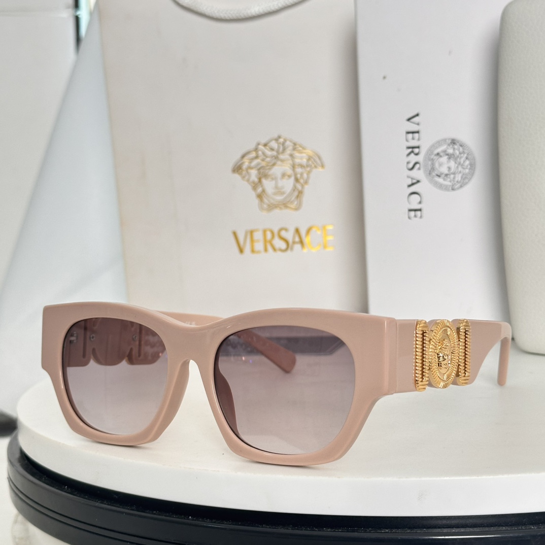 🆕‼️Versace
MODEL 4479U
SIZE53口20-140 金灿灿logo✅  
电镀与美