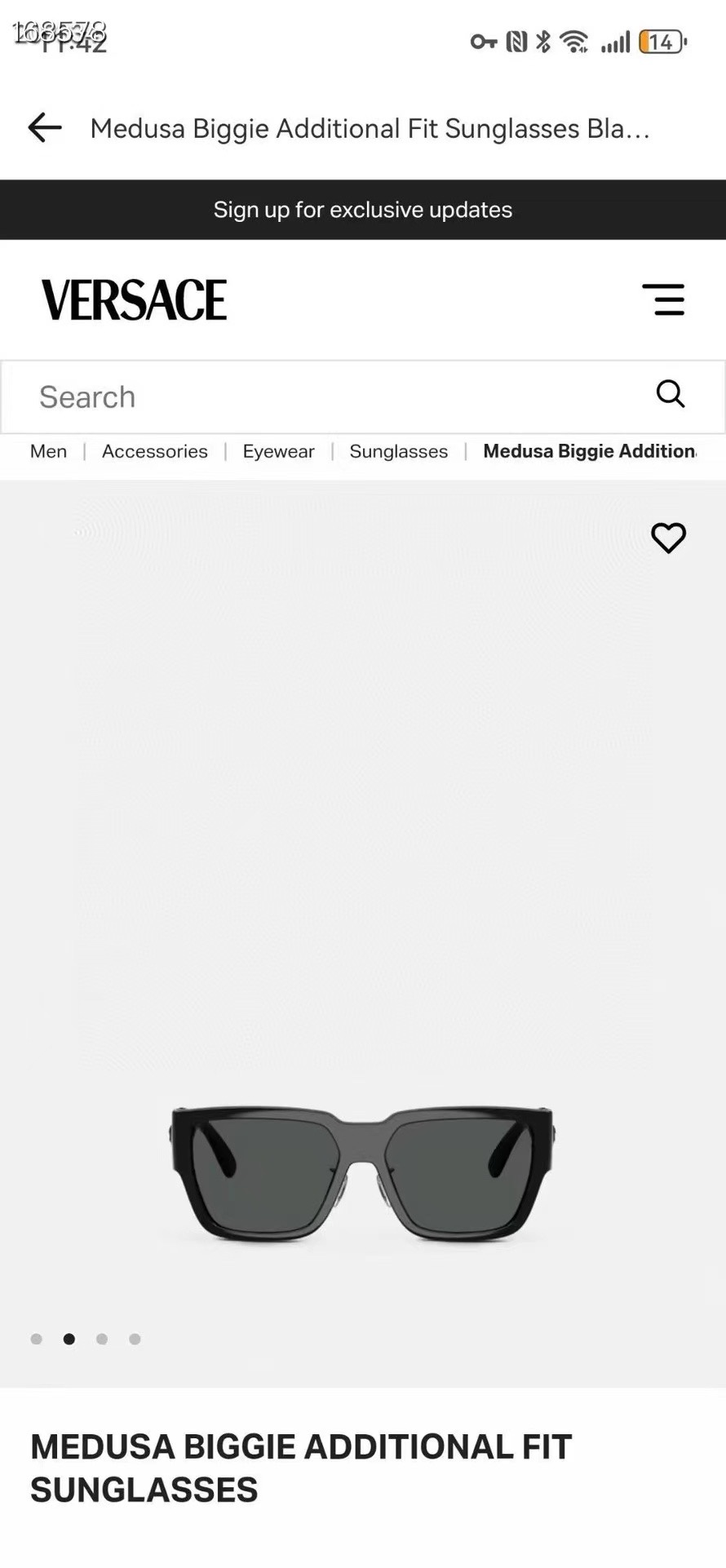  ‼️ 官网图 原版 新款  VERSAC*范思哲MODEL：OVE4483D太阳眼镜SIZE：58-1