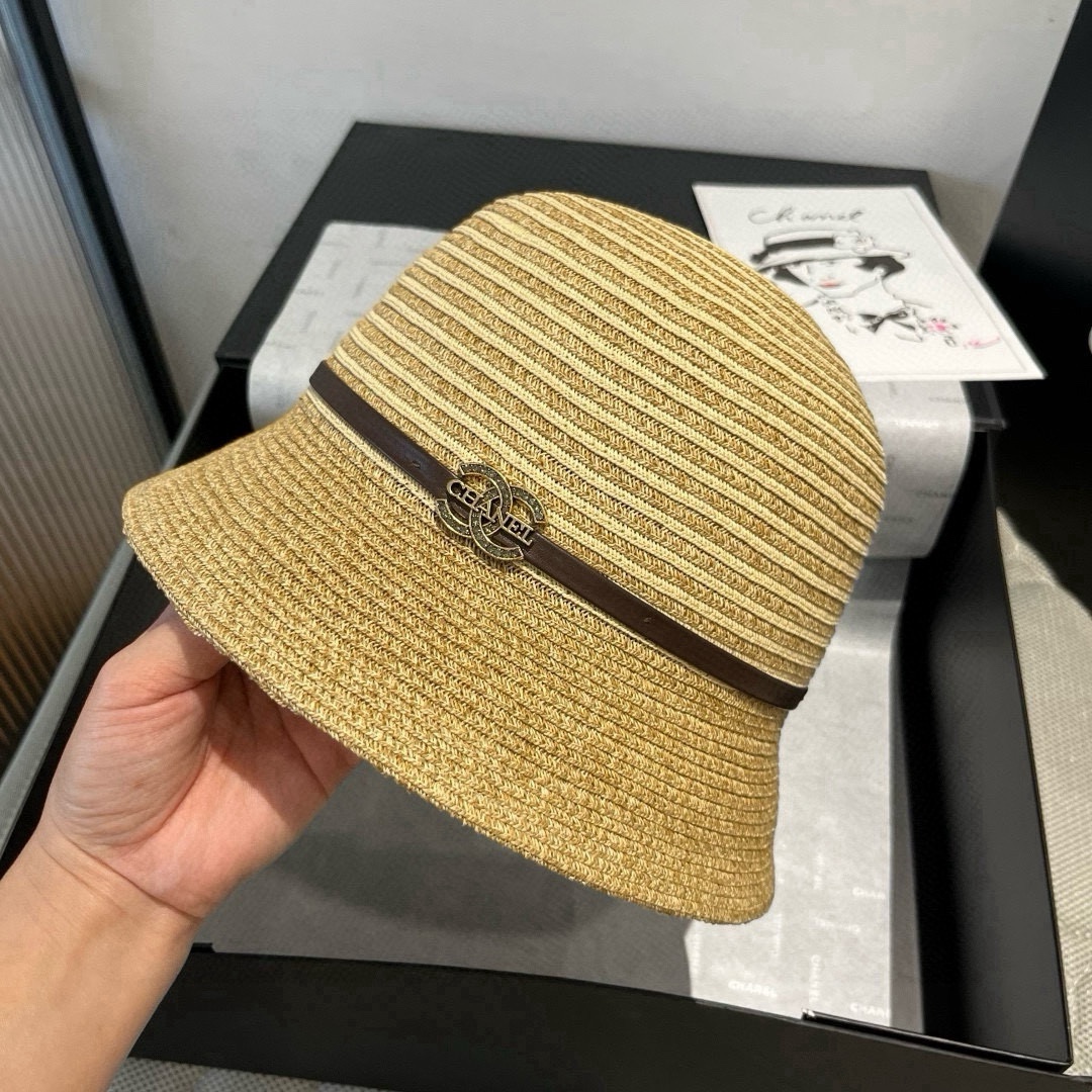 🆕

香奈儿新款盆帽，妥妥的名媛气质，头围57cm