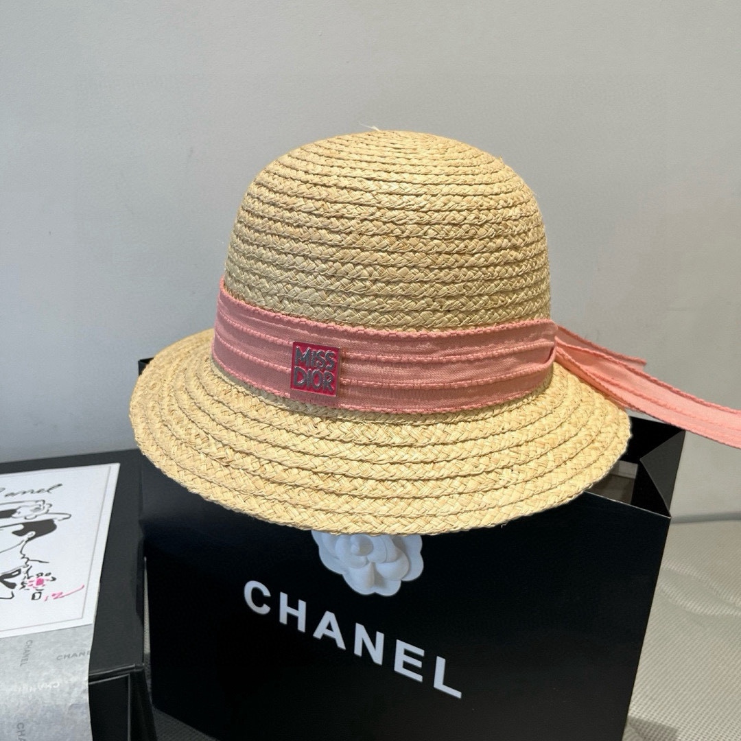 🆕
Dior冬奥2025夏款礼帽，草帽，小清新 头围57cm