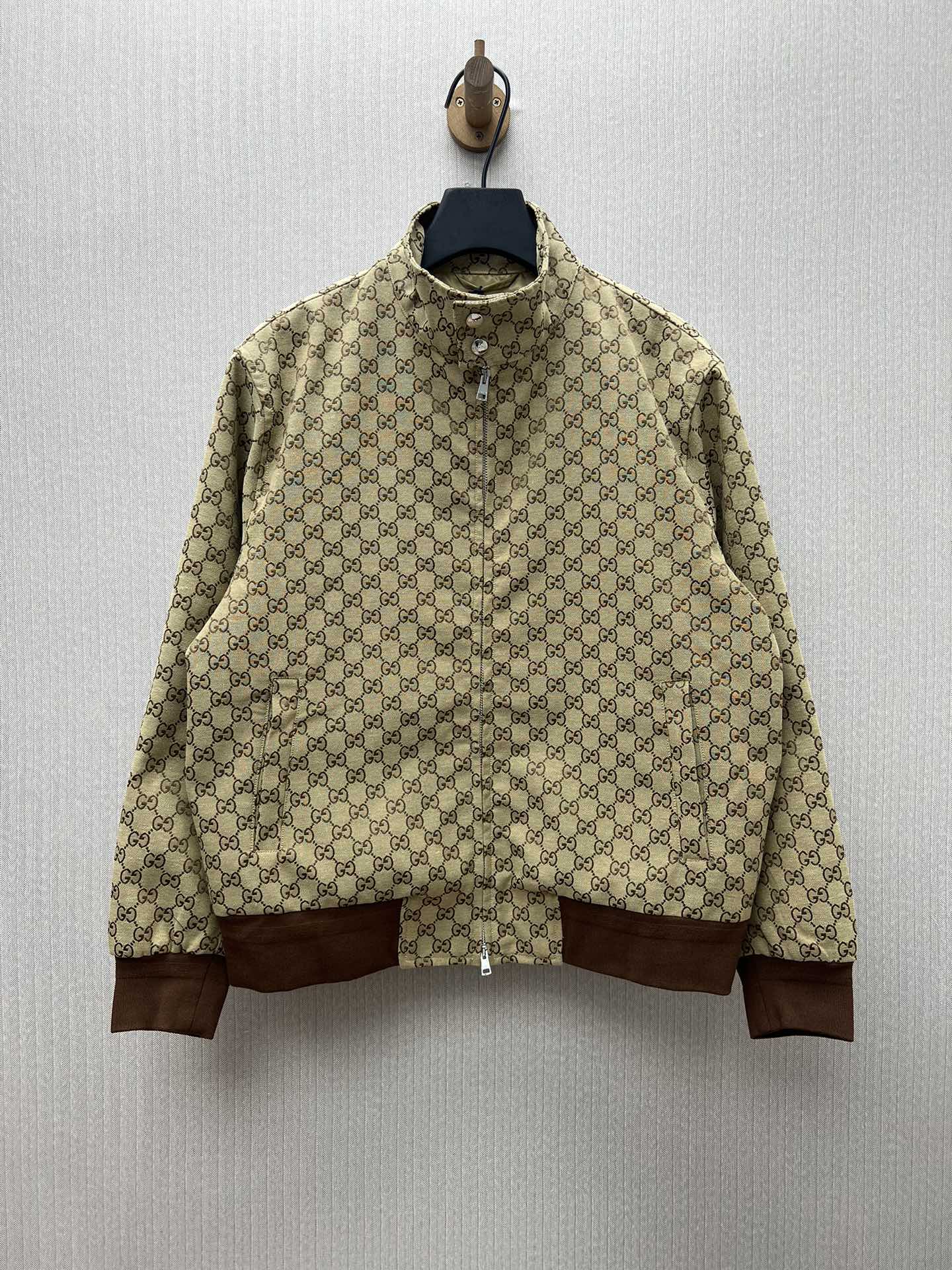 G 25ss Nueva chaqueta bombardero de lona, ajustada, para hombre, versión alta. Tallas: S, M, L, XL.