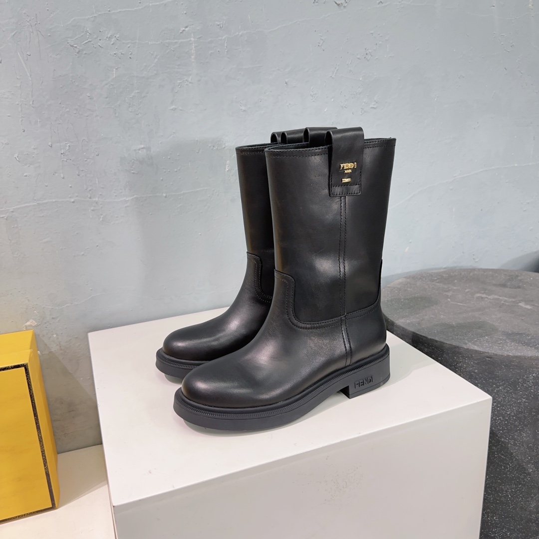 “Top Quality Fendi 25ss Old Flower Boots Series with Imported Materials and Velvet Lining” - 图片 4