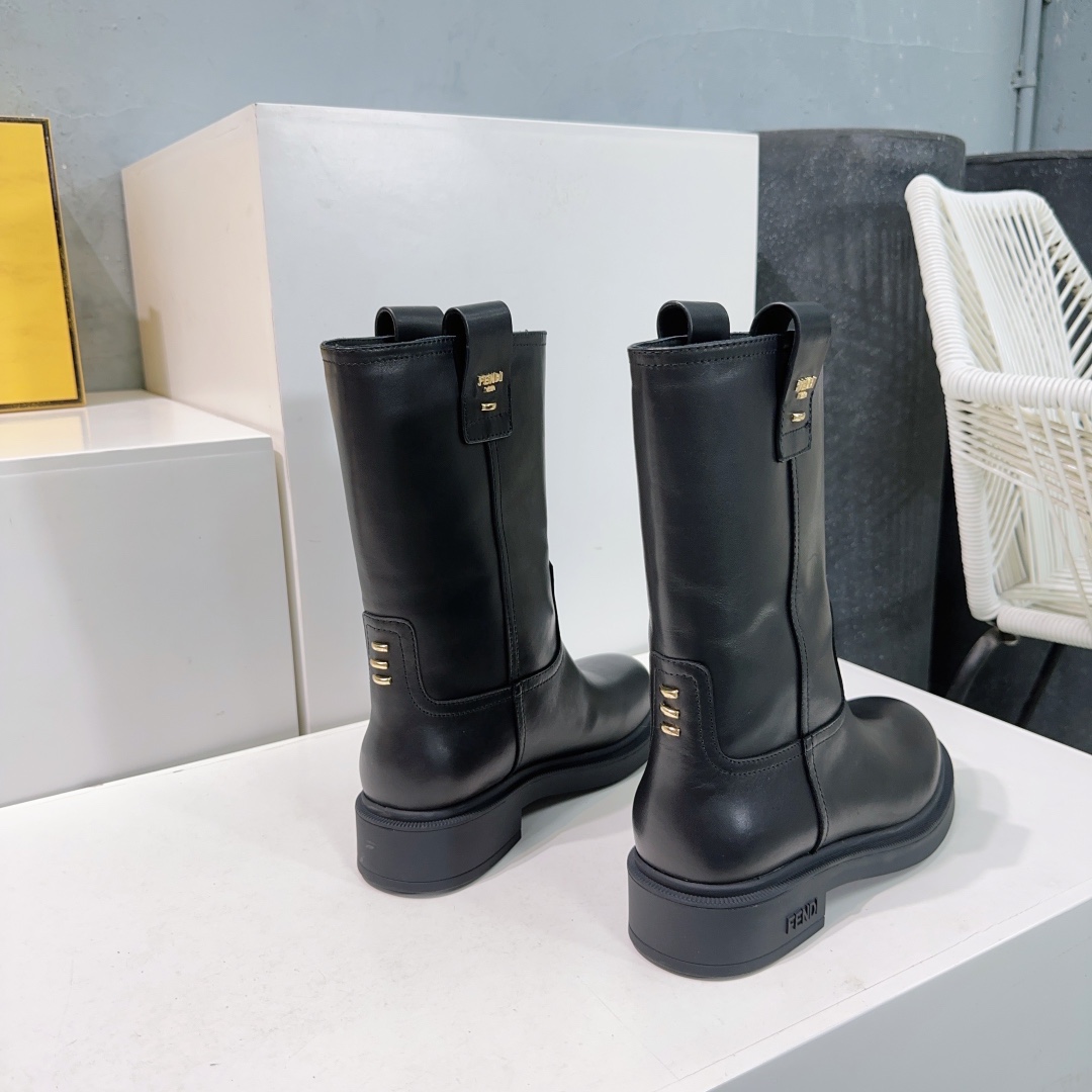 “Top Quality Fendi 25ss Old Flower Boots Series with Imported Materials and Velvet Lining” - 图片 3