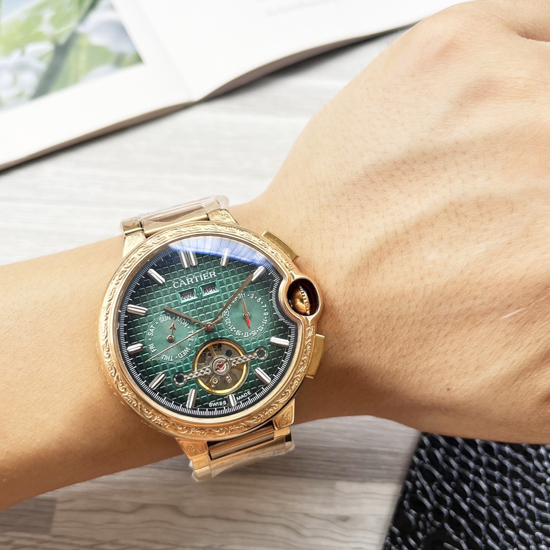 NO:340114,Platinum Steel 30 Blue Balloon Series Shockingly launched [Latest] Cartier Multifunctional Boutique Design [Type] Boutique Men's Watch [Watch Strap] Real Cowhide Strap [Movement] High-end Fully Automatic Mechanical Movement [Mirror] Mineral Strengthened Glass (More High Definition) Elegant Taste, Exotic, Ingenious, Ingenious, Wrist Treasure, Size Diameter 42mm Thickness 12.5mm Hot Sale!  Welcome to reprint!  cartier cowhide19860909白金钢30 蓝气球系列 震撼上市【最新】卡地亚 多功能精品设计【类型】精品男士腕表【表带】真牛皮表带【机芯】高端全自动机械机芯【镜面】矿物质强化玻璃（更高清） 品味高雅 浩瀚大气 匠心独运 腕间瑰宝 尺寸直径42mm厚12.5mm热卖上市！欢迎转载！,,cartier,cowhide,Watch