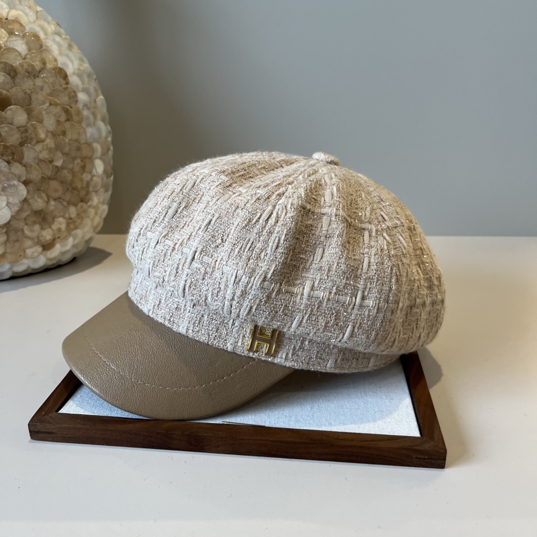 🆕

爱马仕秋款画家鸭舌帽，后松紧带调节