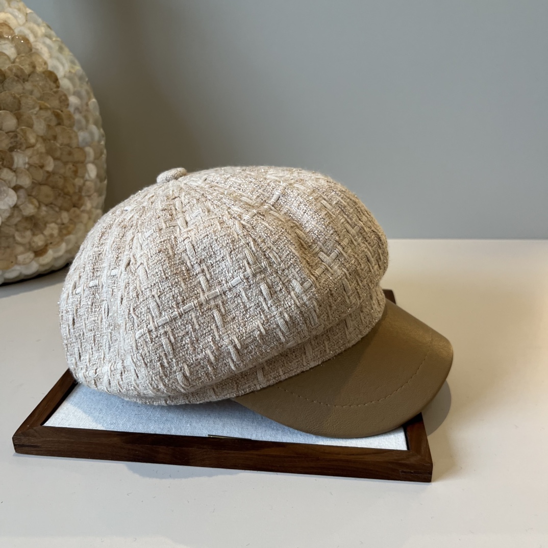 🆕

爱马仕秋款画家鸭舌帽，后松紧带调节