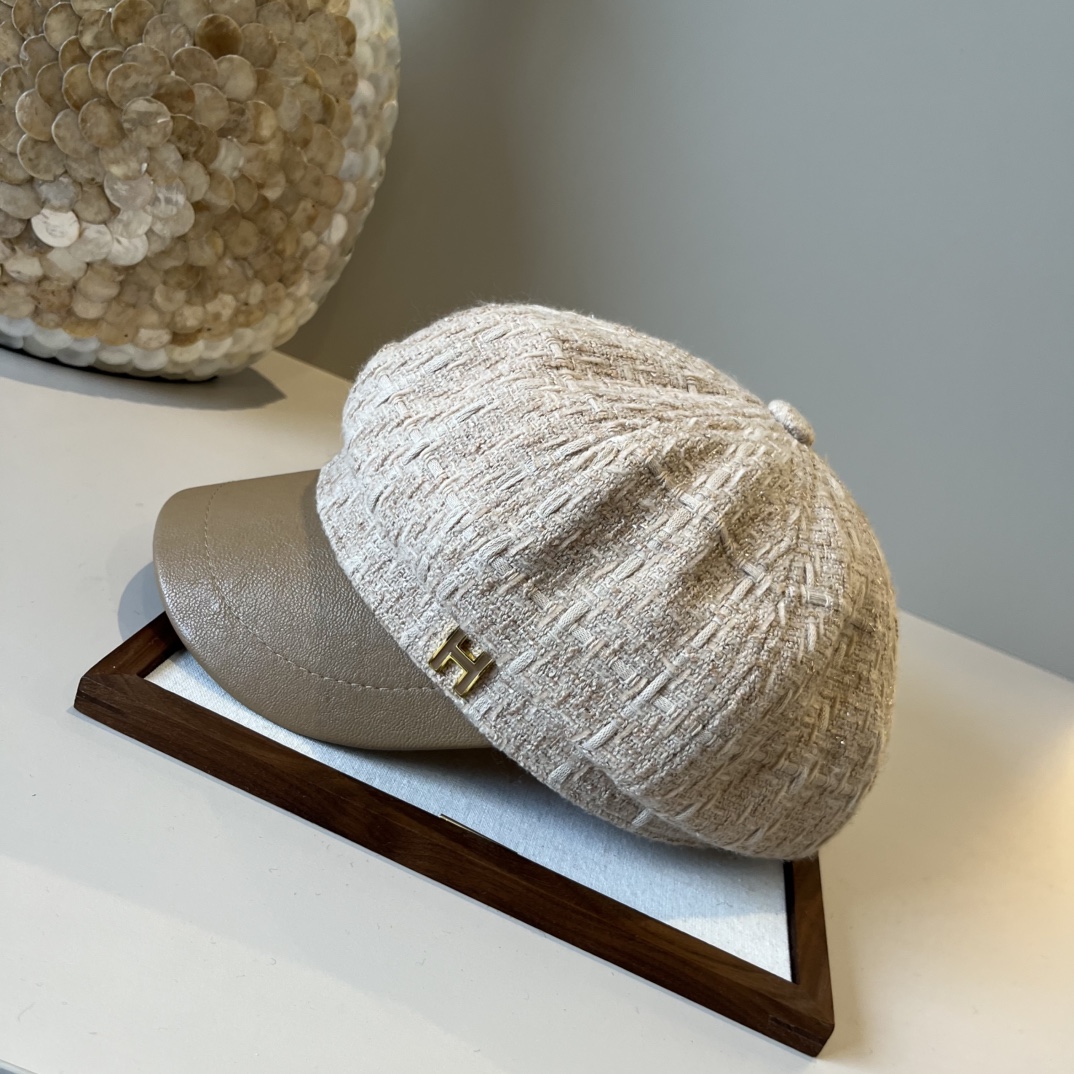 🆕

爱马仕秋款画家鸭舌帽，后松紧带调节