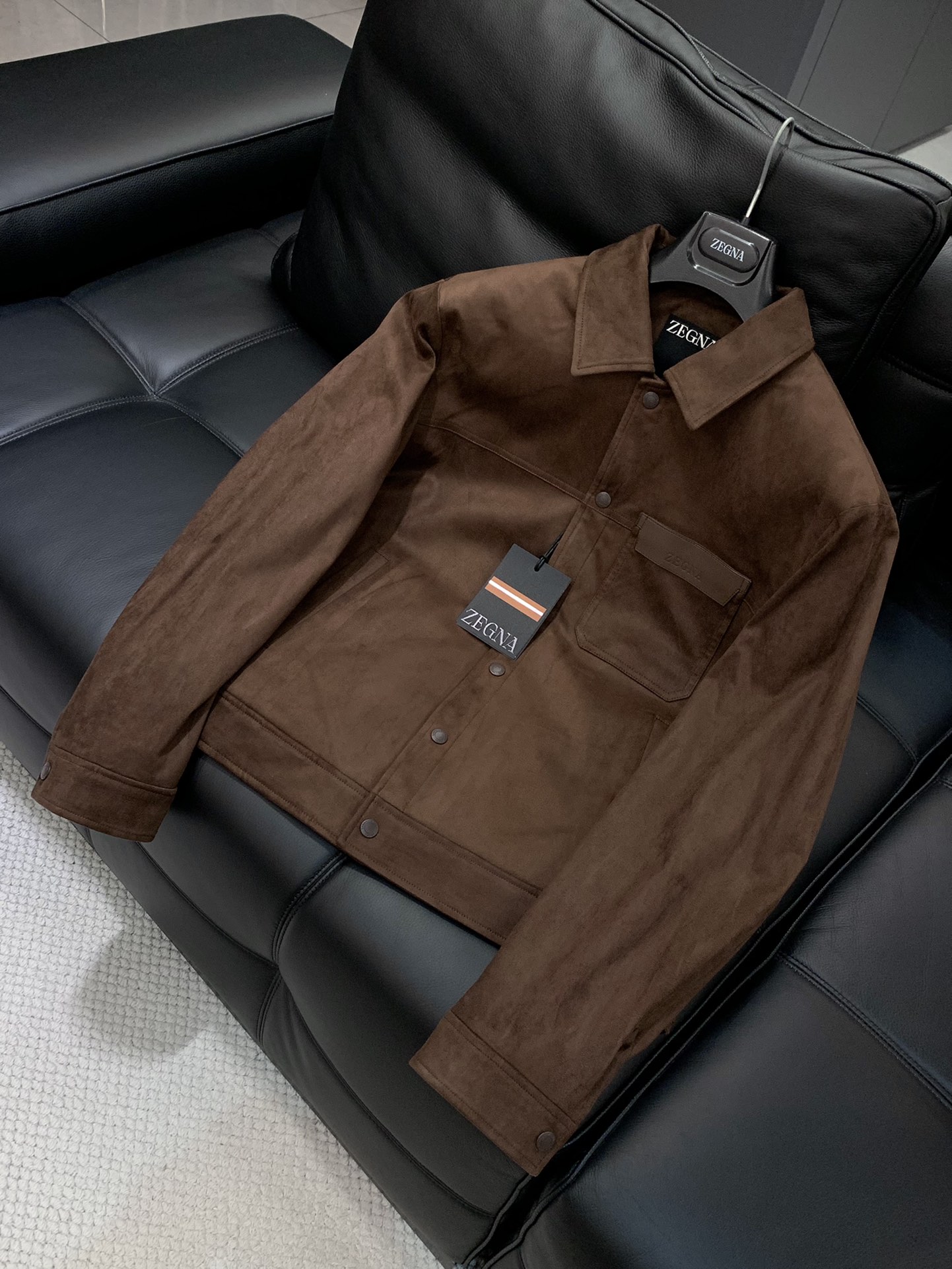 ，杰尼亚 Zegna，2025冬季最新品，专柜同步有售，原单狠货，时尚休闲➕薄羽绒夹克外套，采用进口原版