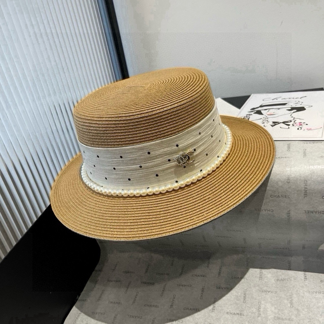 NO:362517,Chanel Chanel new top hat, Taiwan PP grass, head circumference 57cm hat, straw hat, fisherman hat, baseball hat, knit hat, hat, chanel, chanel, espadrilles, hatsChanel香奈儿新款平顶礼帽,台湾PP草,头围57cm帽子草帽渔夫帽棒球帽针织帽,帽子,chanel,chanel,espadrilles,hats,hat
