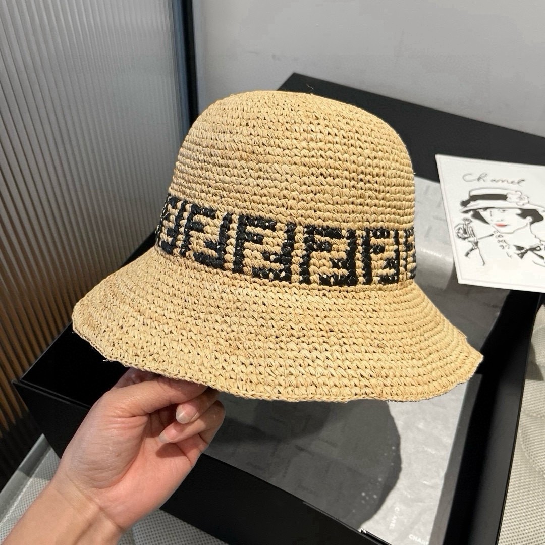 NO:362345,FD Fendi Rafi Straw Hat, foldable, head circumference 57cm hat Straw Hat Fisherman's hat Baseball hat Knitted hat, hat, fendi, espadrilles, hatsFD芬迪拉菲草帽,可折叠,头围57cm帽子草帽渔夫帽棒球帽针织帽,帽子,fendi,espadrilles,hats,hat