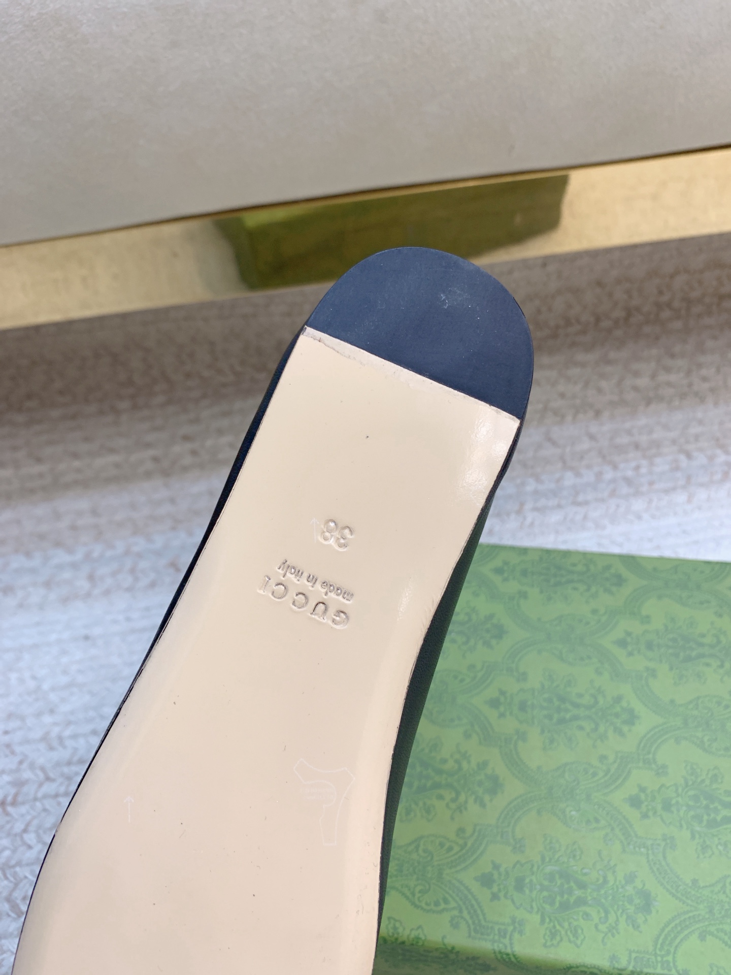 Title: High-Quality Gucci Flat-Ballet Shoes in Sheepskin and Leather, Sizes 35-39, Code Exclusions 34, 40, 41. - 图片 7