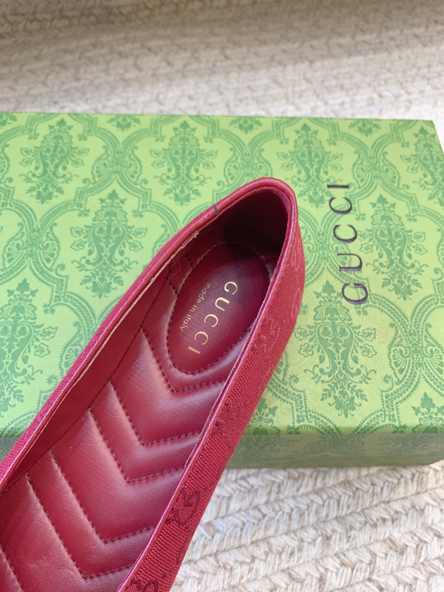 864GUCC*SS25 Flat-Buttoned Ballet Shoes: Sheep Skin, Top Quality, Size 35-39 - 图片 6
