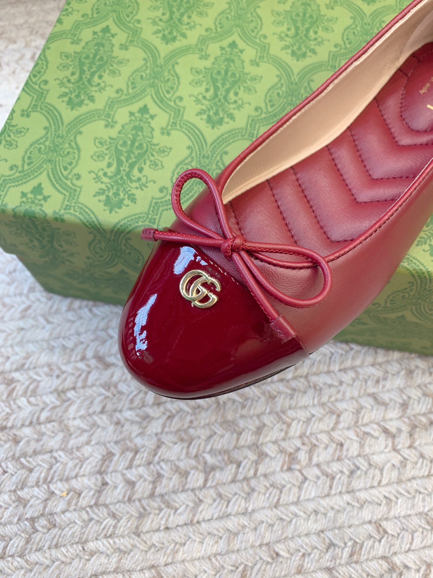 “High-Quality 864GUCC*SS25 Flat-Buttoned Ballet Shoes with Sheep Skin and Real Skin Materials” - 图片 5