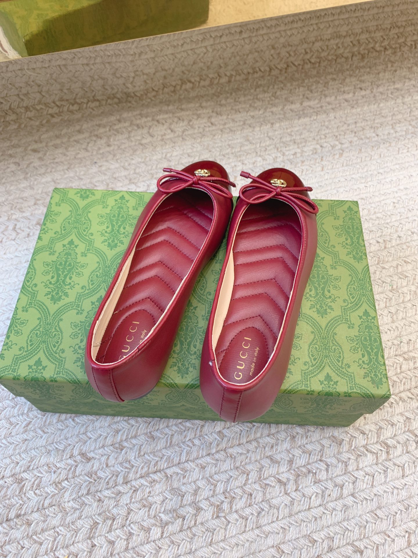 “High-Quality 864GUCC*SS25 Flat-Buttoned Ballet Shoes with Sheep Skin and Real Skin Materials” - 图片 3