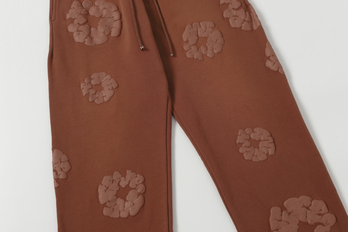 DENIM TEARS Cotton Flower Print Joggers Washed Casual Sweatpants for Women 6 i1755247952 4807 3