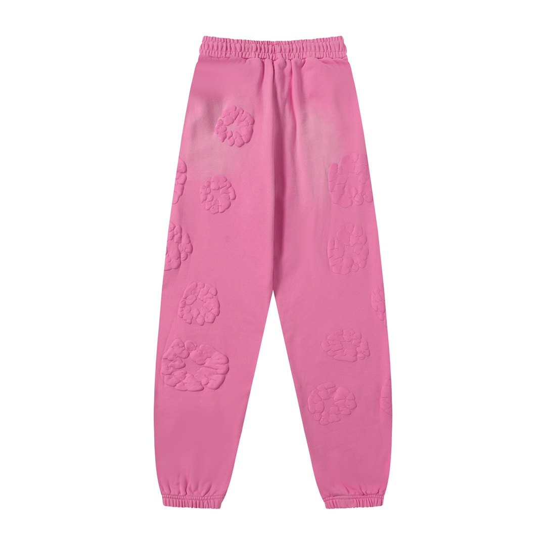 DENIMTEARS Pink Cotton Flower Appliqué Jogger Pants 3 i1755247986 3376 1