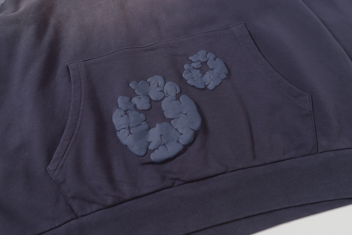 DENIMTEARS Cotton Fleece Pullover Hoodie with Cotton Flower Appliqués 5 i1755248107 497 4