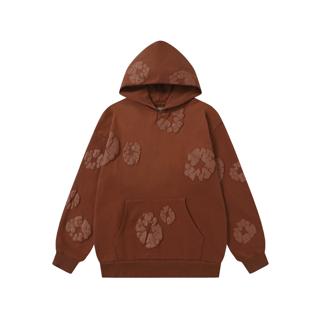 Denim Tears Cotton Flower Hoodie - Vintage Wash, Casual Fit, Unisex S-XL 1 i1755248307 139 0