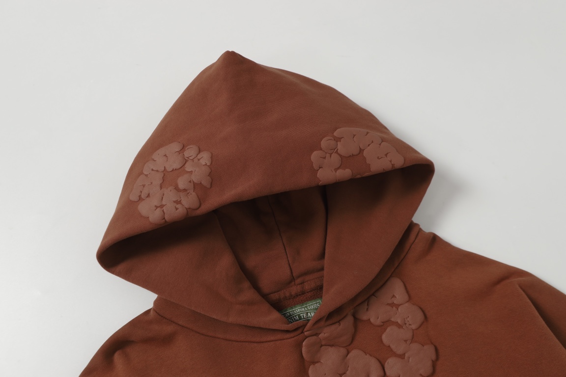 Denim Tears Cotton Flower Hoodie - Vintage Wash, Casual Fit, Unisex S-XL 3 i1755248307 9308 2