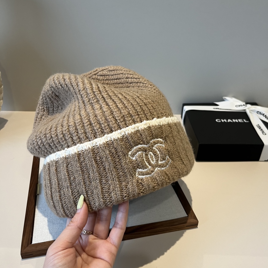 🆕

Chanel香奈儿针织毛线帽，专柜新款