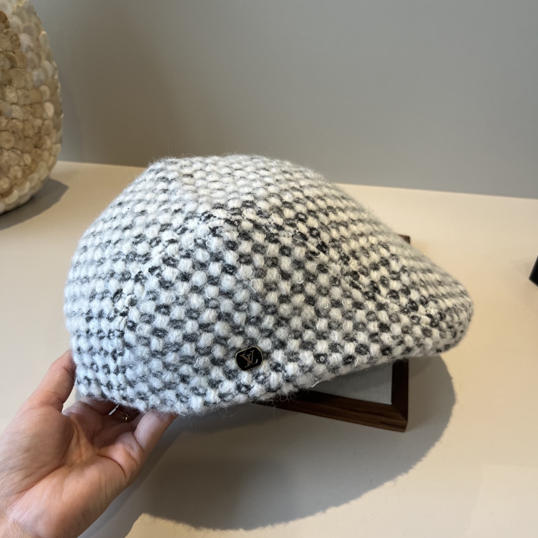 🆕

Lv路易威登羊毛前进鸭舌帽，男女通用，