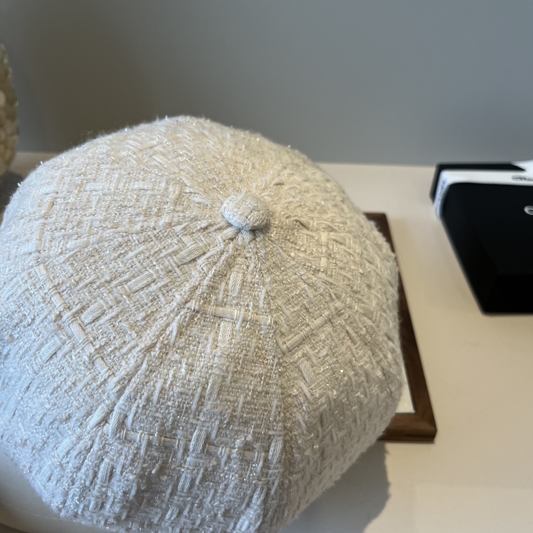 🆕

Chanel香奈儿画家帽，鸭舌军帽，头围57cm