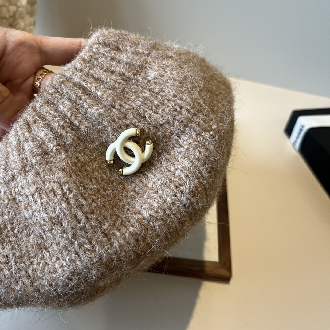 🆕

Chanel香奈儿羊毛贝雷帽，针织贝雷帽、百搭款