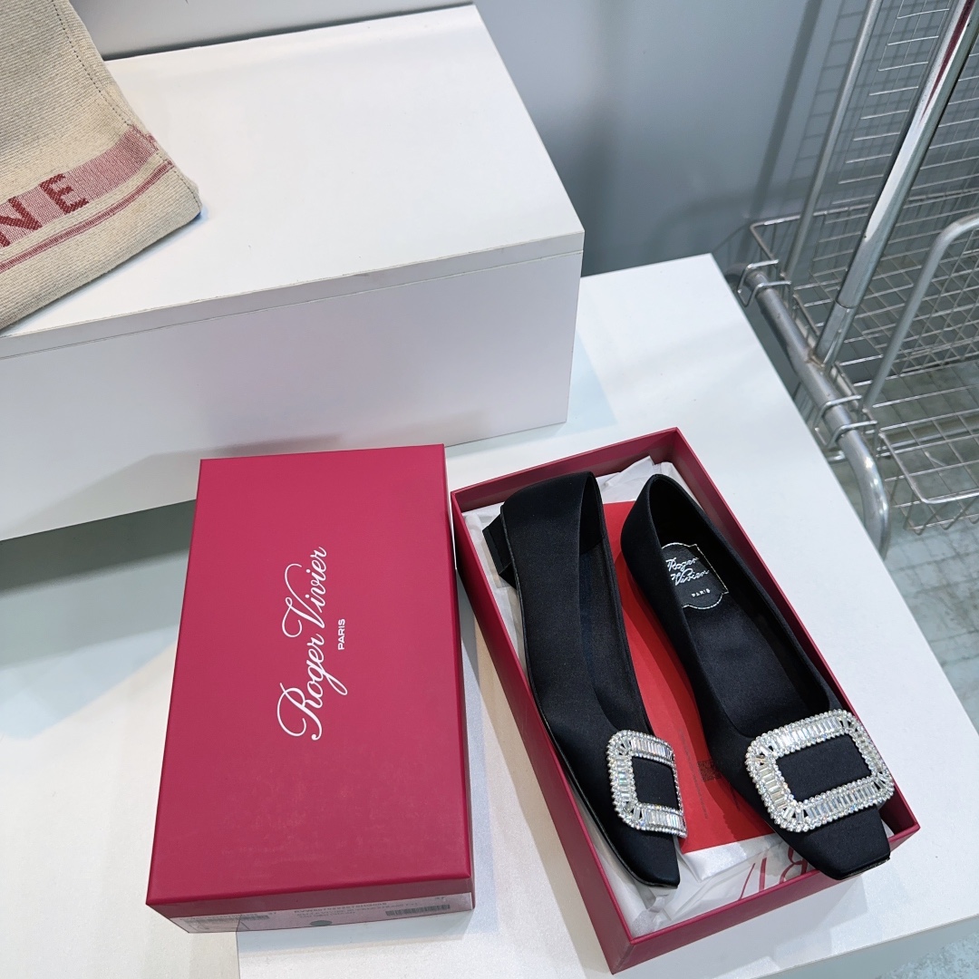 “Roger Vivier Diamond-Detailed Wedding Shoes | Classic Series | High Quality Italian Leather | Sizes 35-39” - 图片 8
