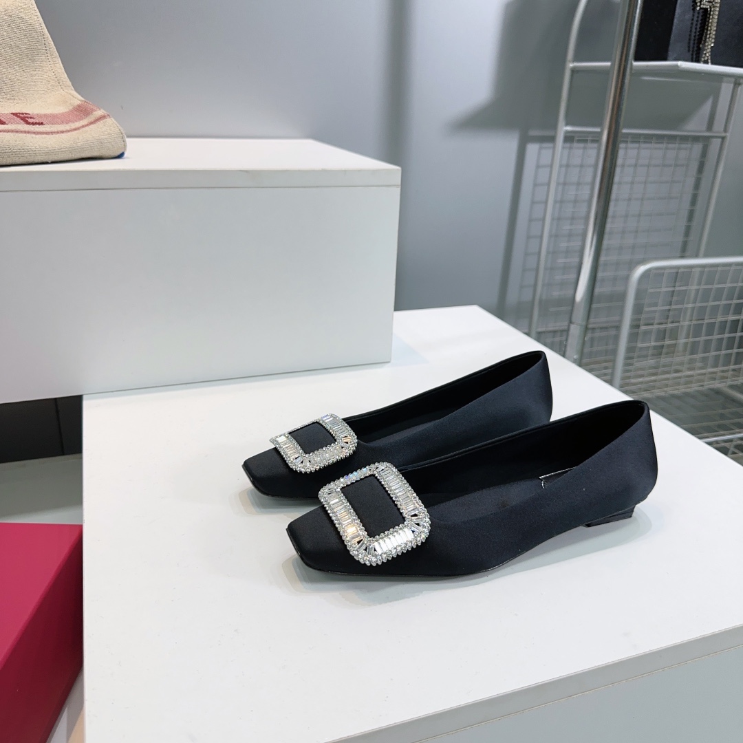 “Roger Vivier Diamond-Detailed Wedding Shoes | Classic Series | High Quality Italian Leather | Sizes 35-39” - 图片 5