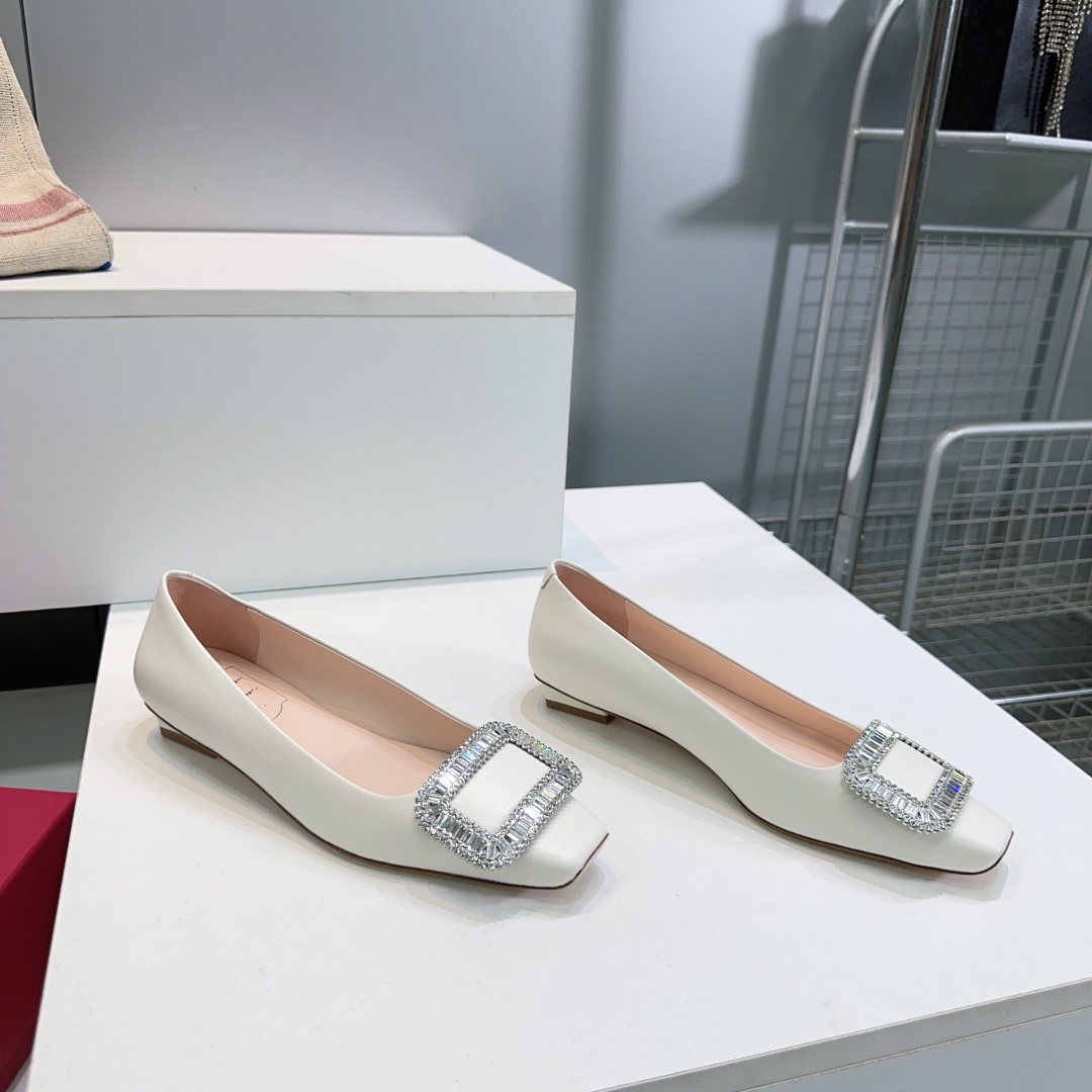 “Roger Vivier Diamond Wedding Shoes: Classic Elegance and Comfort in High-Quality Exit 768 Series” - 图片 5