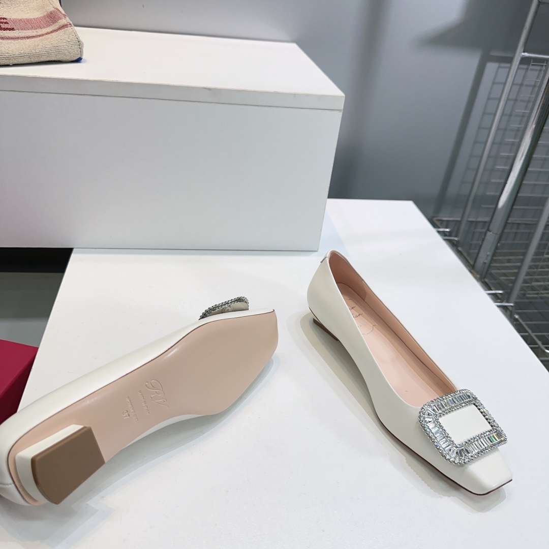 “Roger Vivier Diamond Wedding Shoes: Classic Elegance and Comfort in High-Quality Exit 768 Series” - 图片 8