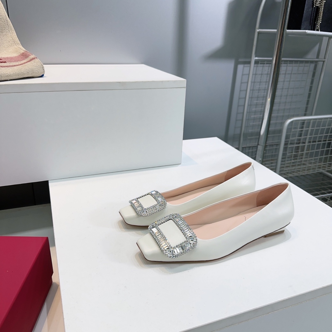 “Roger Vivier Diamond Wedding Shoes: Classic Elegance and Comfort in High-Quality Exit 768 Series” - 图片 7