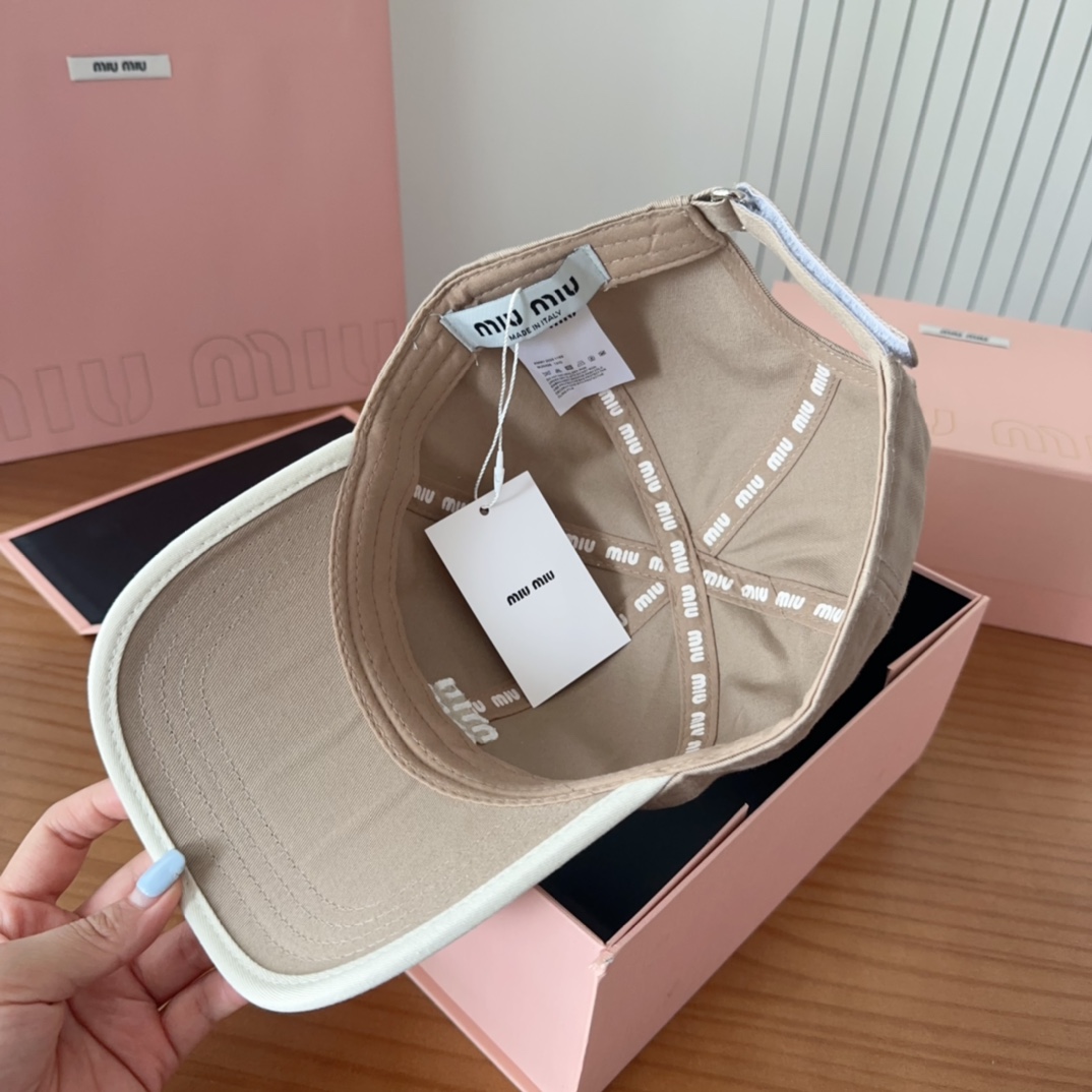 

MIUM缪缪 2025新款棒球帽，🔆百搭日常款～出街必备