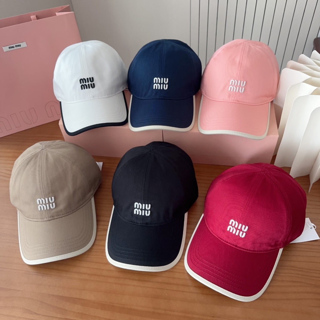 

MIUM缪缪 2025新款棒球帽，🔆百搭日常款～出街必备