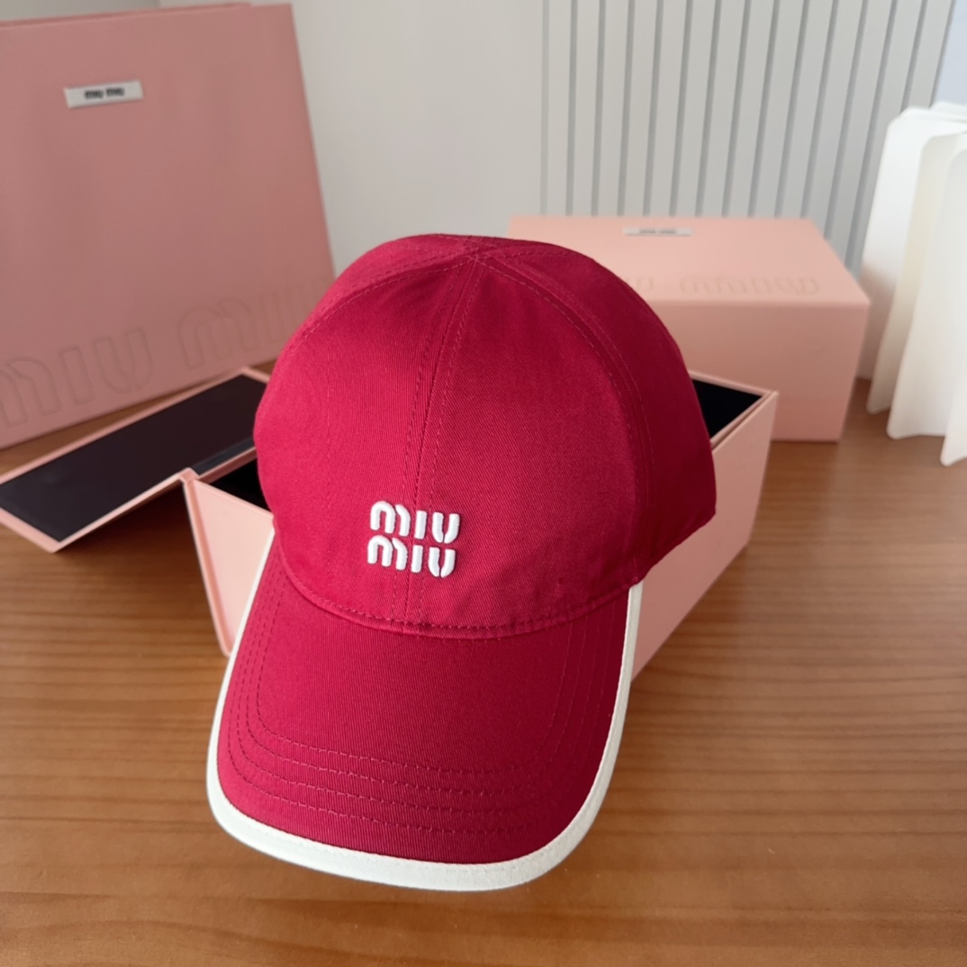 

MIUM缪缪 2025新款棒球帽，🔆百搭日常款～出街必备