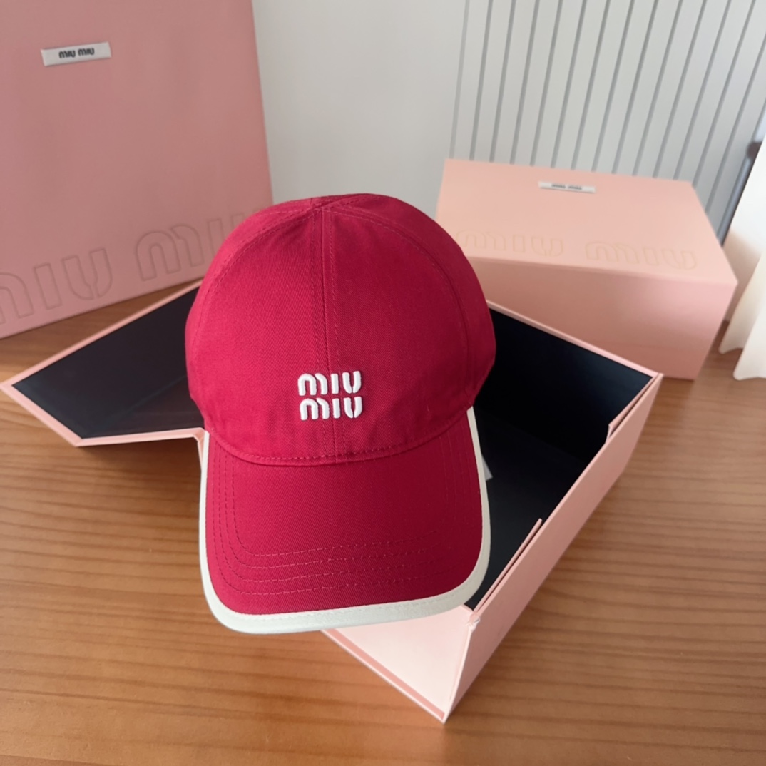 

MIUM缪缪 2025新款棒球帽，🔆百搭日常款～出街必备