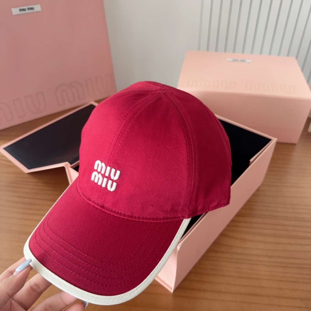 

MIUM缪缪 2025新款棒球帽，🔆百搭日常款～出街必备