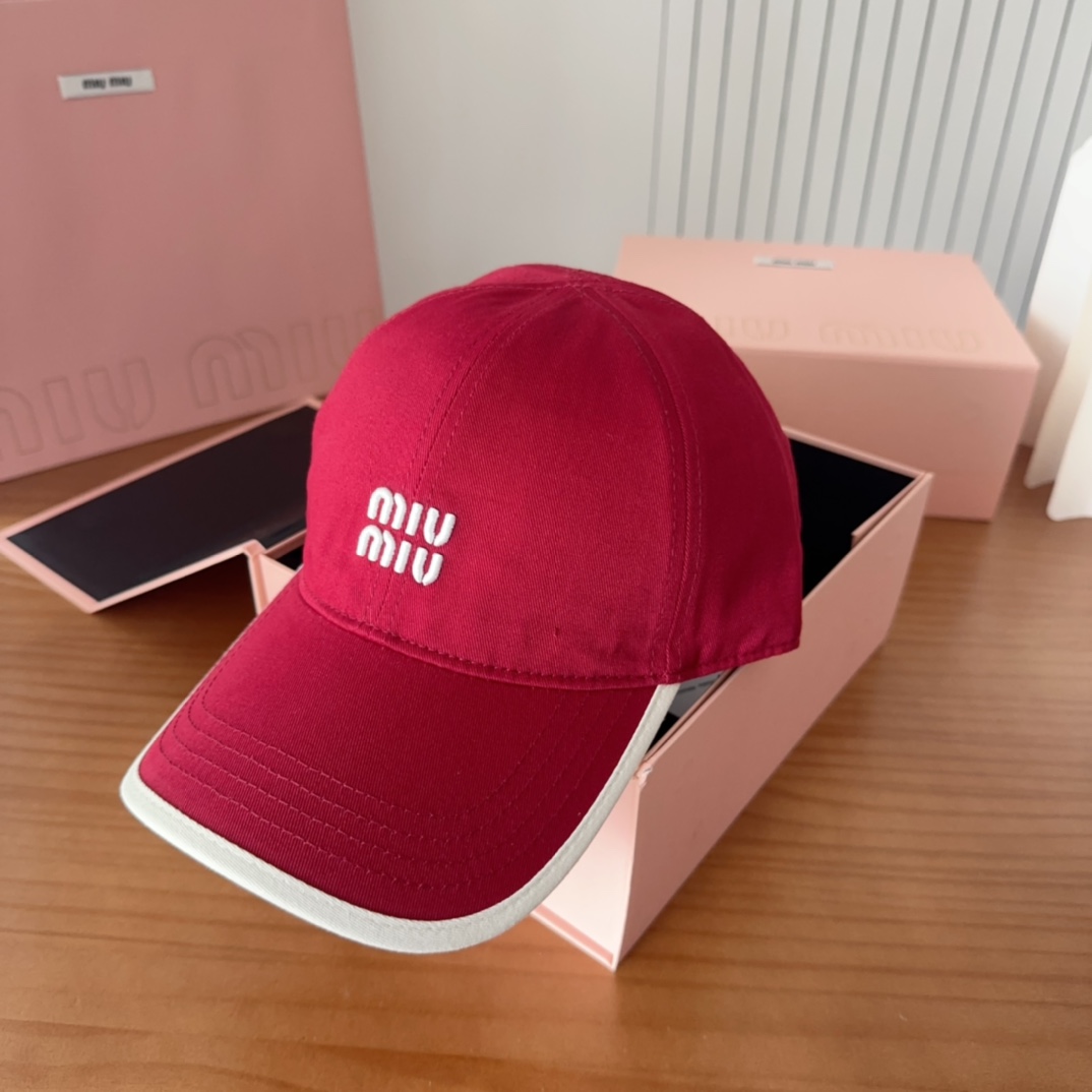 

MIUM缪缪 2025新款棒球帽，🔆百搭日常款～出街必备