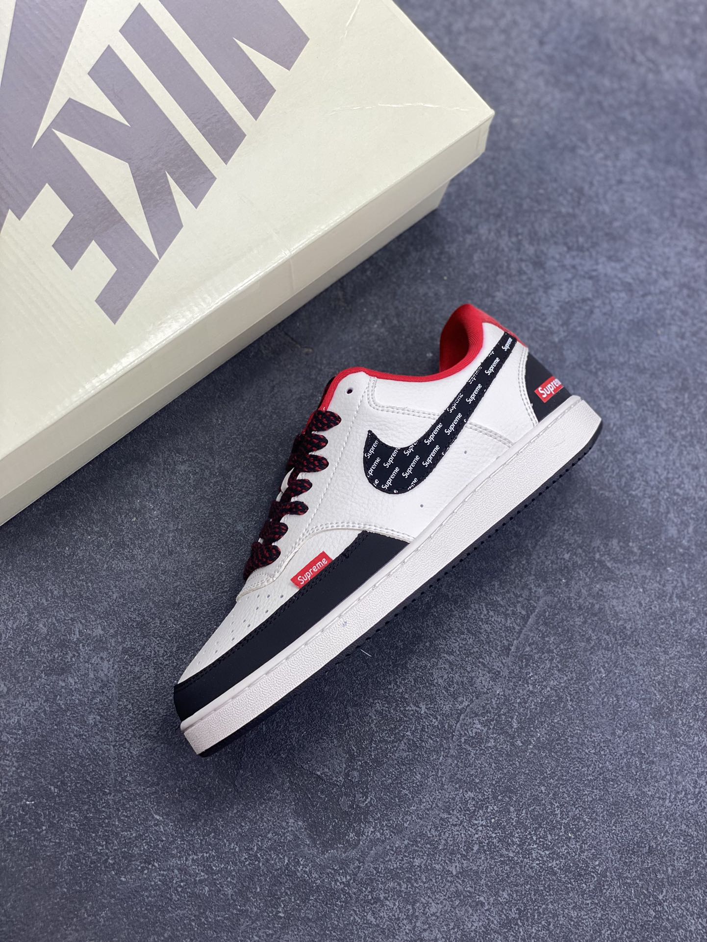 图片[7]-福利特价 海外爆款 ZP订单 NIKE EBERNON Low prm 小空军低帮百搭透气休闲运动板鞋 独家头层版本 原数据独家私模大底 纯正版型 清洁度完美 货号：FD5188-132 尺码：36 36.5 37.5 38 38.5 39 40 40.5 41 42 42.5 43 44 44.5 45-选品中心