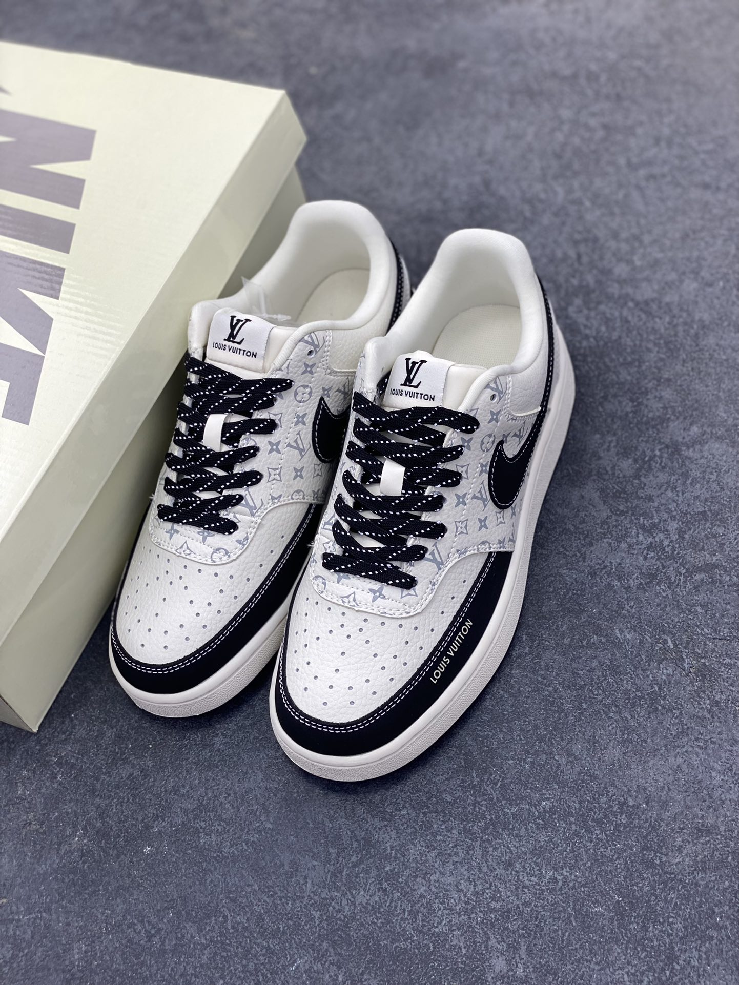 图片[8]-福利特价 海外爆款 ZP订单 NIKE EBERNON Low prm 小空军低帮百搭透气休闲运动板鞋 独家头层版本 原数据独家私模大底 纯正版型 清洁度完美 货号：FD5188-201 尺码：36 36.5 37.5 38 38.5 39 40 40.5 41 42 42.5 43 44 44.5 45-选品中心