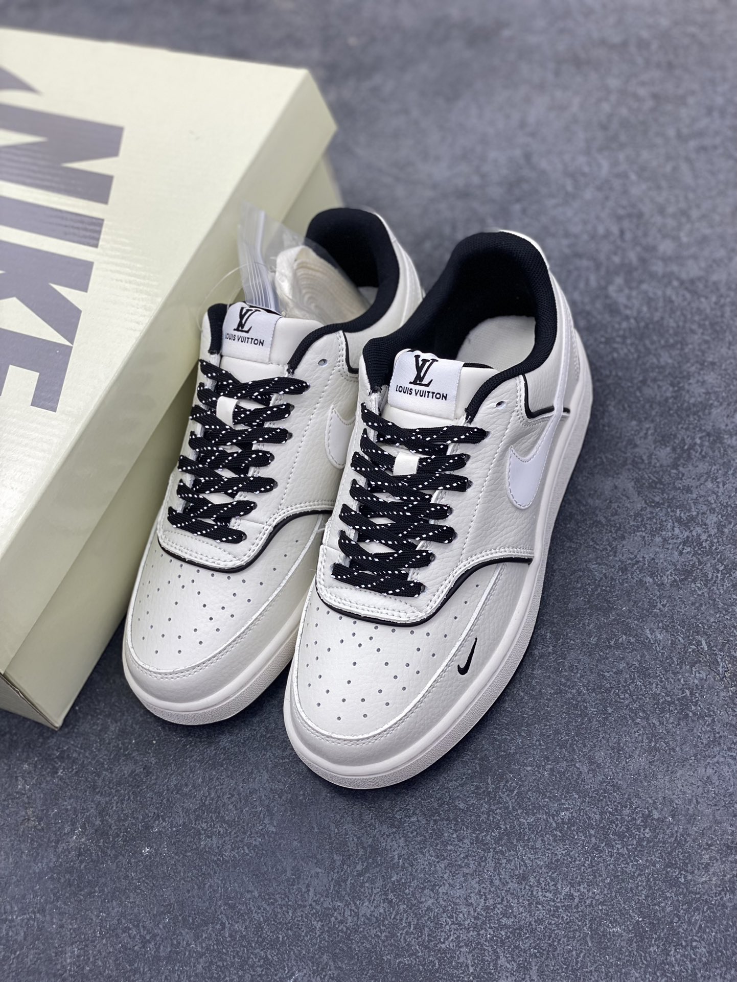 图片[8]-福利特价 海外爆款 ZP订单 NIKE EBERNON Low prm 小空军低帮百搭透气休闲运动板鞋 独家头层版本 原数据独家私模大底 纯正版型 清洁度完美 货号：FD5188-121 尺码：36 36.5 37.5 38 38.5 39 40 40.5 41 42 42.5 43 44 44.5 45-选品中心