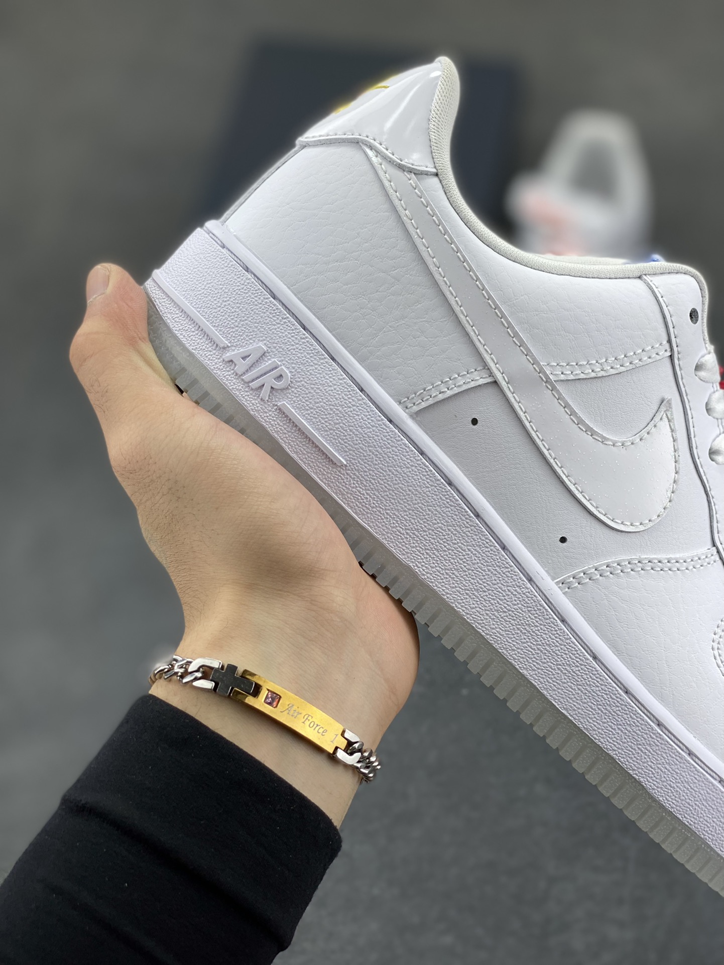图片[6]-Air Force 1 Low 夏日白橙 原楦头原纸板 打造纯正空军版型 #专注外贸渠道 全掌内置蜂窝气垫 #原盒配件 原厂中底钢印、拉帮完美 货号：IB8875-111 尺码：36 36.5 37.5 38 38.5 39 40 40.5 41 42 42.5 43 44 44.5 45-选品中心