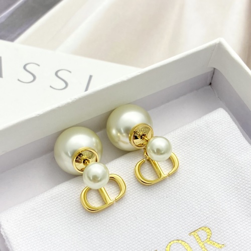 Dior Double Pearl CD Letter Earrings - Elegant and Timeless Design 1 Dior Double Pearl CD Letter Earrings - Elegant and Timeless Design