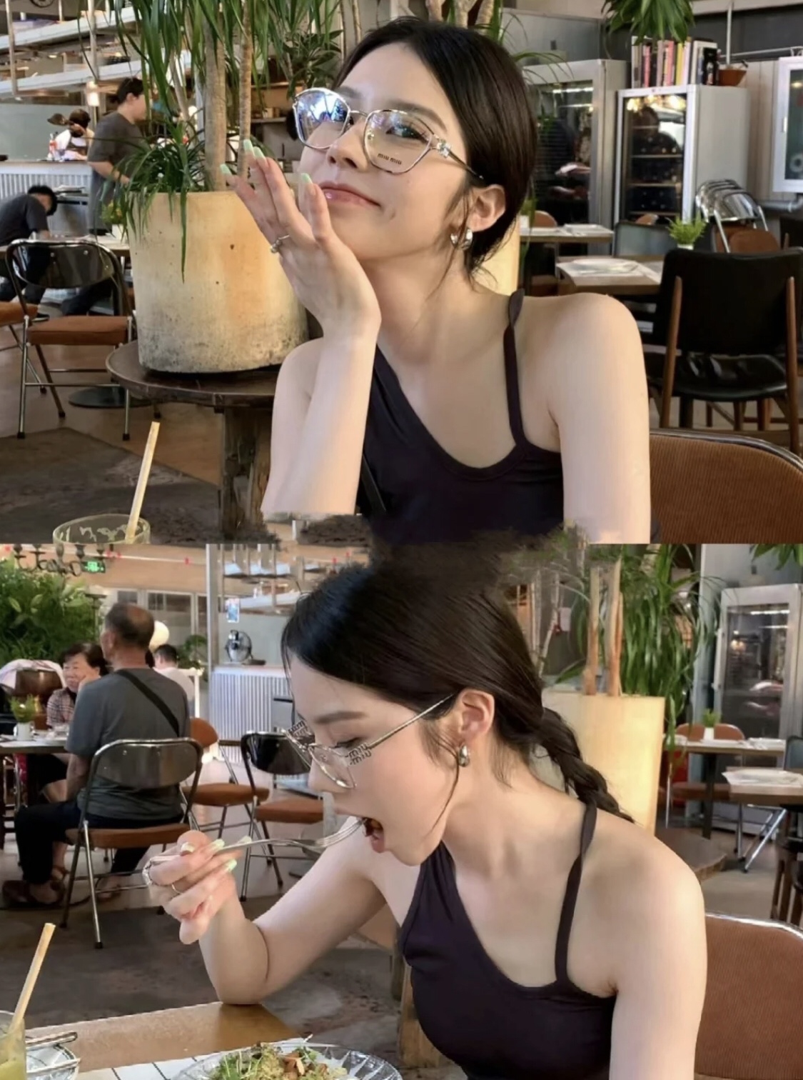 Miu Miu Miu这副素颜框真的是看不腻