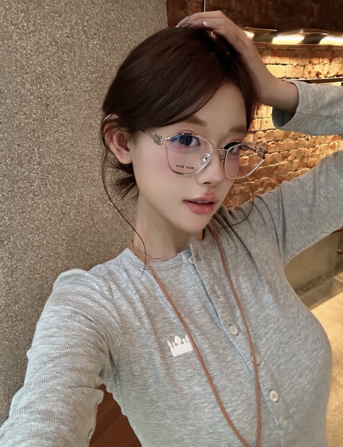 Miu Miu Miu这副素颜框真的是看不腻